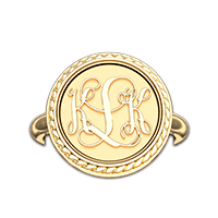 Large Rope Signet Raised (L12)